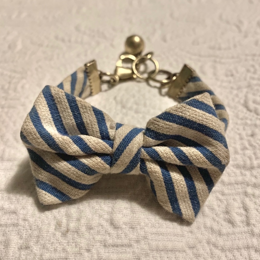 Kiel James Patrick Stripe Bow Bracelet